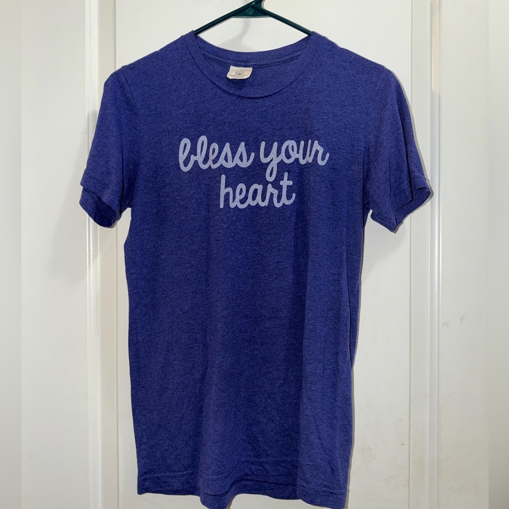 Women's Blue Graphic Tee - Short Sleeve